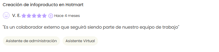 Reseña de 5 estrellas de un cliente de Zadrig Technology