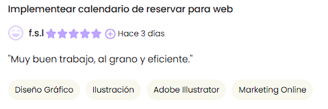 Reseña de 5 estrellas de un cliente de Zadrig Technology