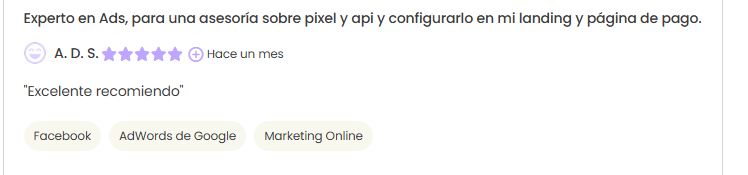 Reseña de 5 estrellas de un cliente de Zadrig Technology