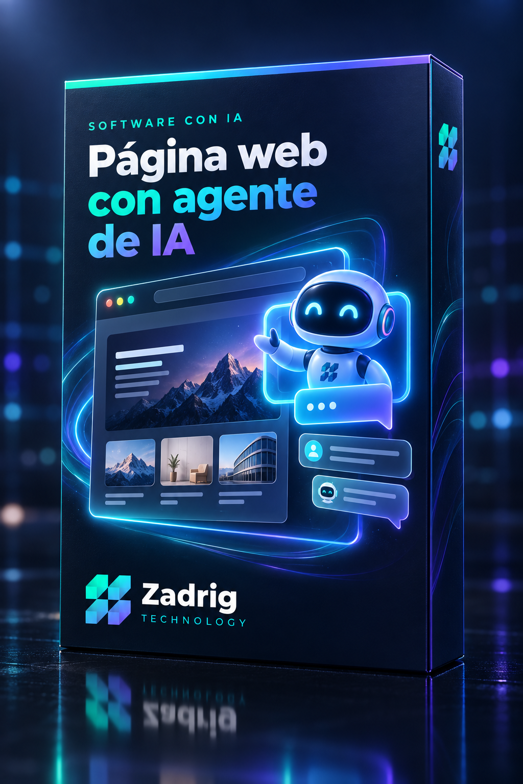 Página web con agente de IA