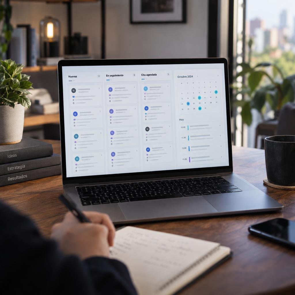 web-servicio-ventas CRM de ventas con prospectos en seguimiento y citas agendadas